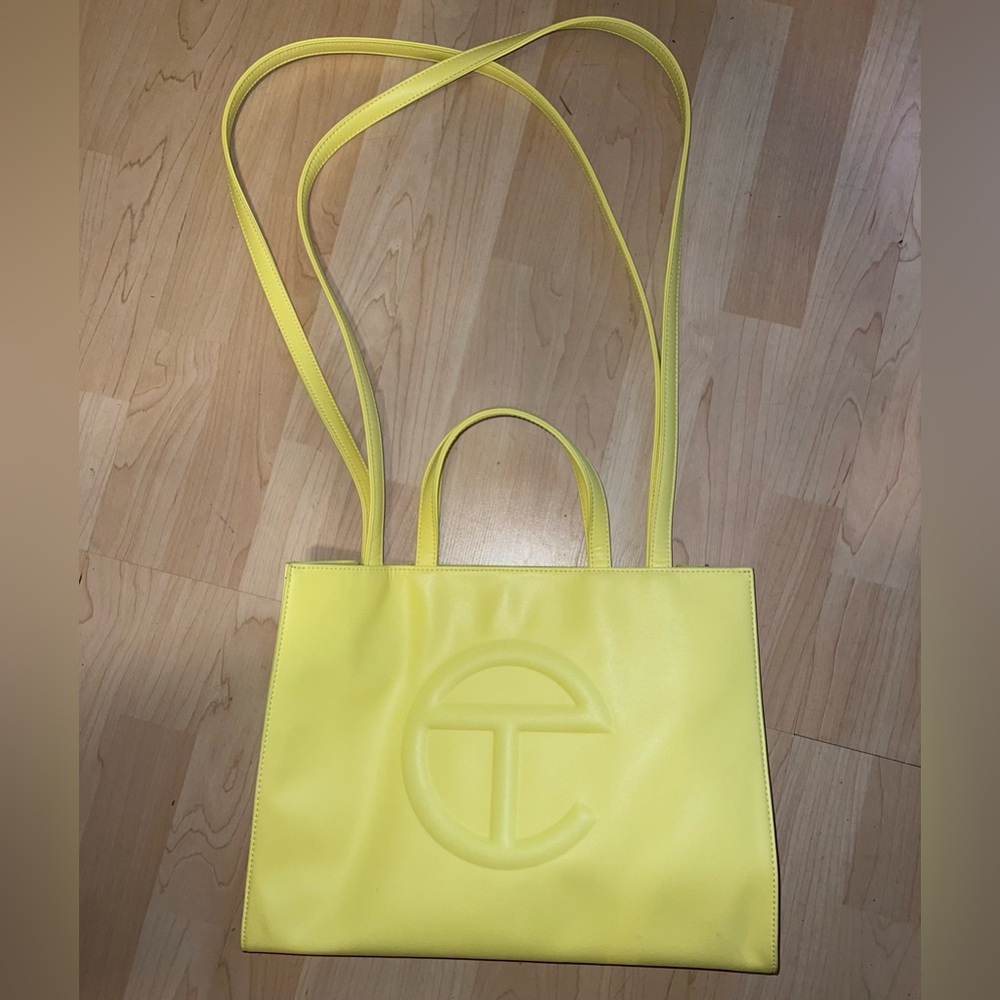 Telfar Medium Shopping Bag “Margarine”